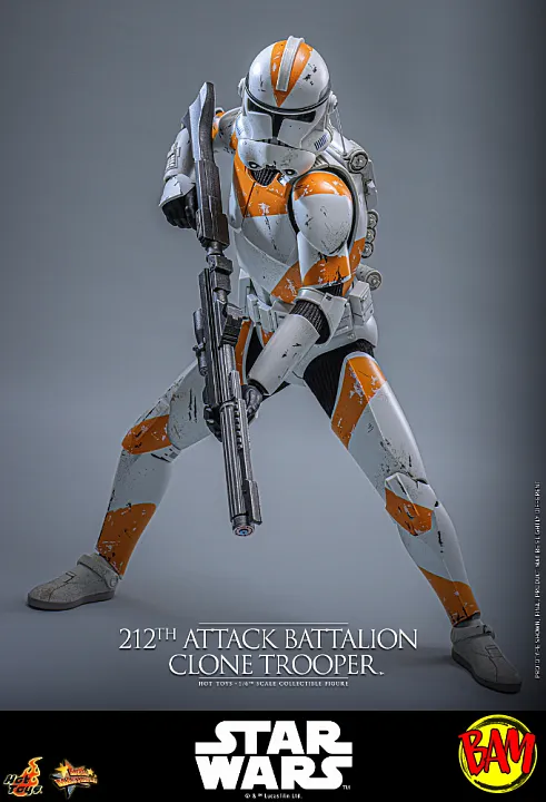 Hot Toys: MMS851 | 212th Attack Battalion Clone Trooper 1/6 Scale Action Figure (Star Wars)