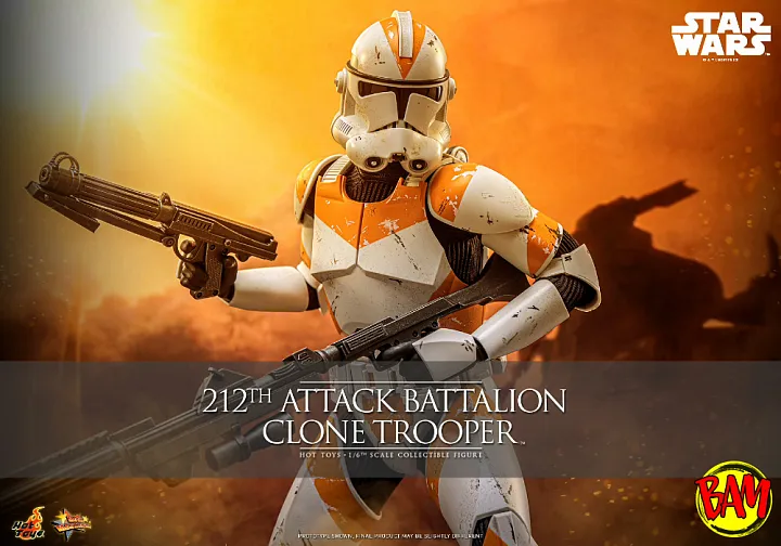 Hot Toys: MMS851 | 212th Attack Battalion Clone Trooper 1/6 Scale Action Figure (Star Wars)