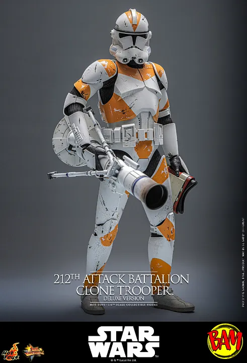 Hot Toys: MMS852 | 212th Attack Battalion Clone Trooper Deluxe Version 1/6 Scale Action Figure (Star Wars)