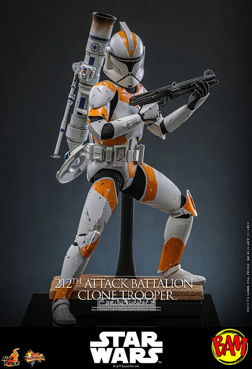 Hot Toys: MMS852 | 212th Attack Battalion Clone Trooper Deluxe Version 1/6 Scale Action Figure (Star Wars)