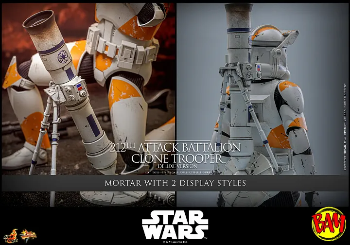 Hot Toys: MMS852 | 212th Attack Battalion Clone Trooper Deluxe Version 1/6 Scale Action Figure (Star Wars)