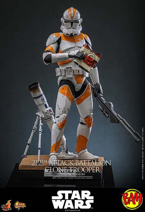 Hot Toys: MMS852 | 212th Attack Battalion Clone Trooper Deluxe Version 1/6 Scale Action Figure (Star Wars)