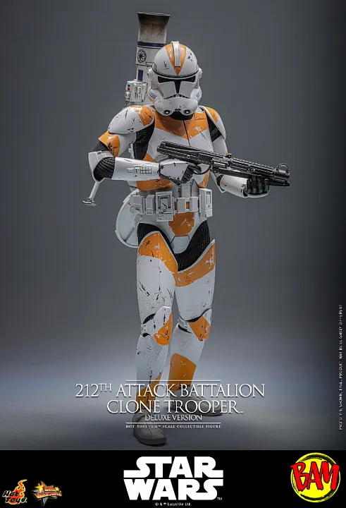 Hot Toys: MMS852 | 212th Attack Battalion Clone Trooper Deluxe Version 1/6 Scale Action Figure (Star Wars)