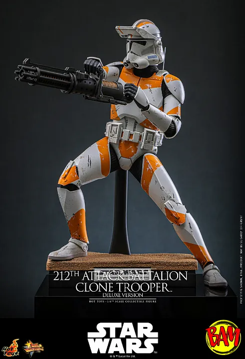 Hot Toys: MMS852 | 212th Attack Battalion Clone Trooper Deluxe Version 1/6 Scale Action Figure (Star Wars)
