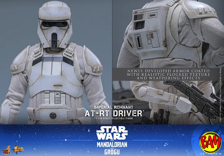Hot Toys: MMS853 Imperial Remnant AT-RT Driver 1/6 Scale Action Figure (Star Wars | The Mandalorian & Grogu)