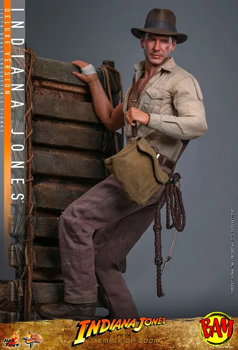 Hot Toys: MMS861 Indiana Jones 1/6 Scale Action Figure Deluxe Version (The Tempel of Doom)