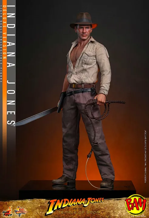 Hot Toys: MMS861 Indiana Jones 1/6 Scale Action Figure Deluxe Version (The Tempel of Doom)