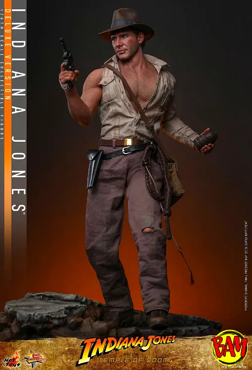 Hot Toys: MMS861 Indiana Jones 1/6 Scale Action Figure Deluxe Version (The Tempel of Doom)