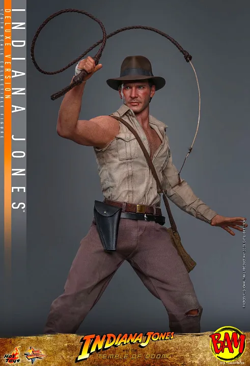 Hot Toys: MMS861 Indiana Jones 1/6 Scale Action Figure Deluxe Version (The Tempel of Doom)