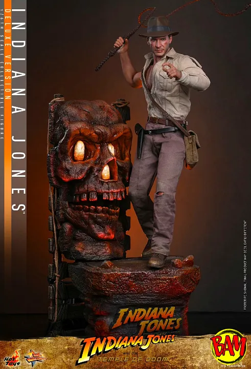 Hot Toys: MMS861 Indiana Jones 1/6 Scale Action Figure Deluxe Version (The Tempel of Doom)