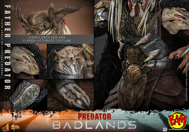 Hot Toys: MMS863 Njohrr – Father Predator 1/6 Scale Actionfigur (Predator Badlands)