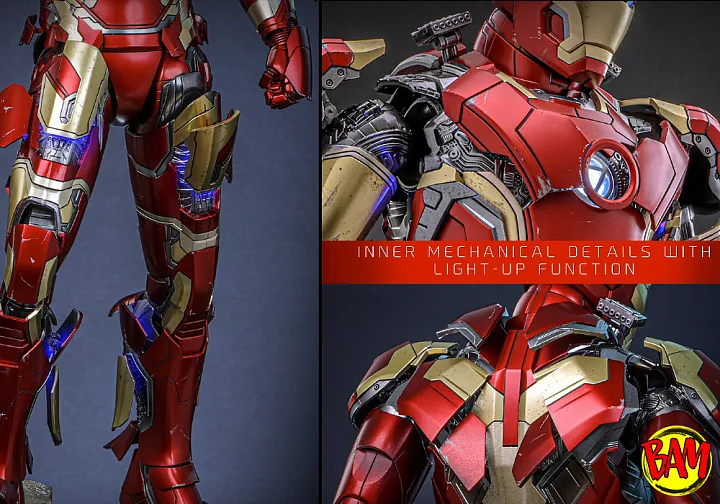 Hot Toys: MMS866D81 Iron Man Mark XLIII (2.0) 1/6 Scale Actionfigur (Avengers | Age of Ultron) Deluxe Version
