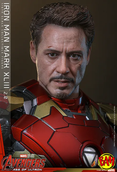Hot Toys: MMS865D80 Iron Man Mark XLIII (2.0) 1/6 Scale Actionfigur (Avengers | Age of Ultron)