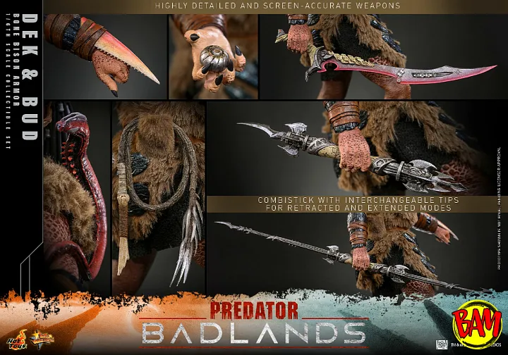 Hot Toys: MMS873 Dek und Bud 1/6 Scale Actionfiguren Set (Predator Badlands)