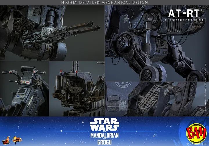 Hot Toys: MMS874 AT-RT 1/6 Scale Actionfigur (Star Wars | The Mandalorian & Grogu)