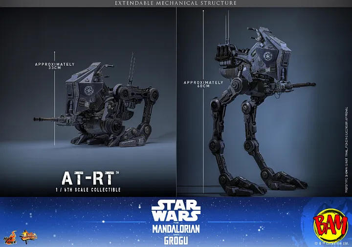 Hot Toys: MMS874 AT-RT 1/6 Scale Actionfigur (Star Wars | The Mandalorian & Grogu)