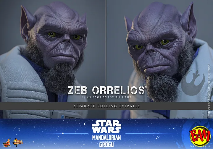 Hot Toys: MMS876 Zeb Orrelios 1/6 Scale Actionfigur (Star Wars)