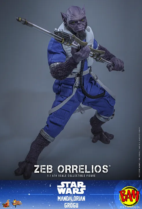 Hot Toys: MMS876 Zeb Orrelios 1/6 Scale Actionfigur (Star Wars)