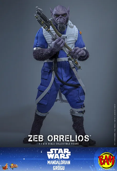 Hot Toys: MMS876 Zeb Orrelios 1/6 Scale Actionfigur (Star Wars)