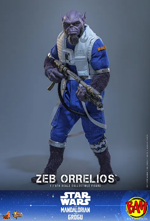 Hot Toys: MMS876 Zeb Orrelios 1/6 Scale Actionfigur (Star Wars)