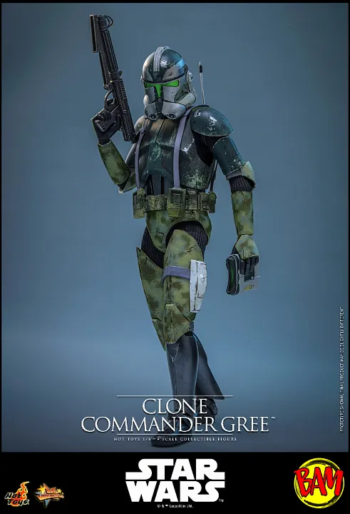 Hot Toys: MMS877 Clone Commander Gree 1/6 Scale Actionfigur (Star Wars)
