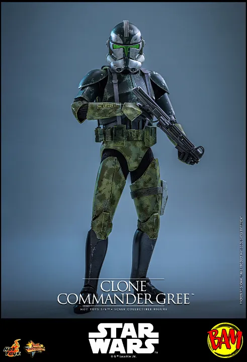 Hot Toys: MMS877 Clone Commander Gree 1/6 Scale Actionfigur (Star Wars)