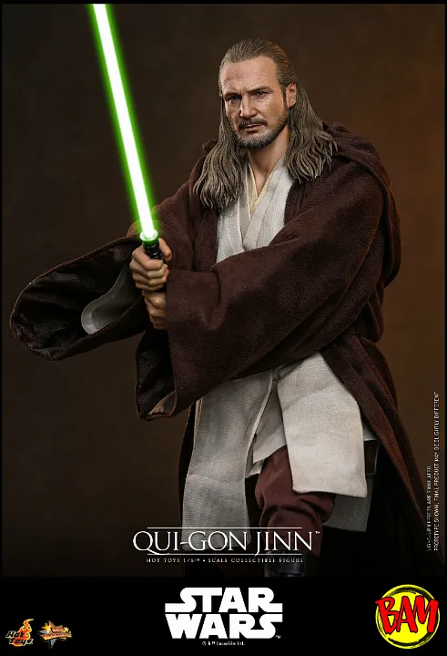 Hot Toys: MMS880 Qui-Gon Jinn 1/6 Scale Actionfigur (Star Wars)