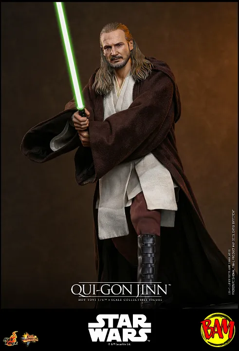 Hot Toys: MMS880 Qui-Gon Jinn 1/6 Scale Actionfigur (Star Wars)