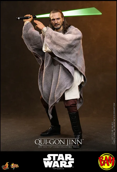 Hot Toys: MMS880 Qui-Gon Jinn 1/6 Scale Actionfigur (Star Wars)
