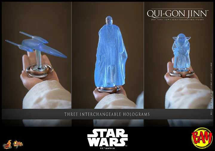 Hot Toys: MMS880 Qui-Gon Jinn 1/6 Scale Actionfigur (Star Wars)