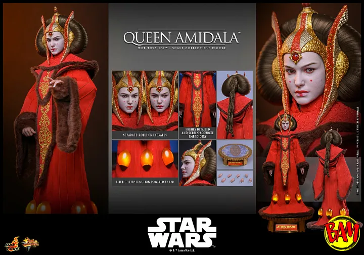 Hot Toys: MMS883 Queen Amidala 1/6 Scale Actionfigur (Star Wars)