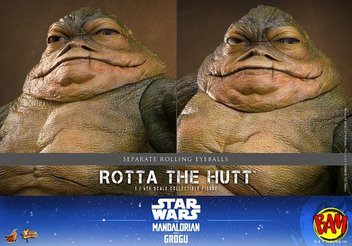 Hot Toys: MMS885 Rotta The Hutt 1/6 Scale Actionfigur (Star Wars)