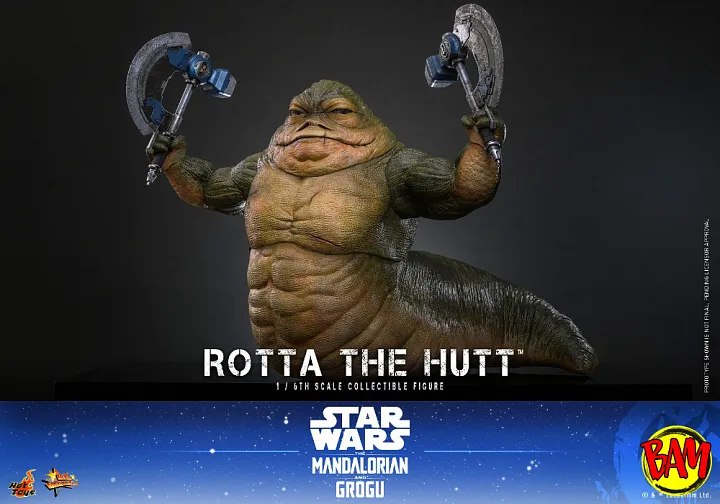 Hot Toys: MMS885 Rotta The Hutt 1/6 Scale Actionfigur (Star Wars)
