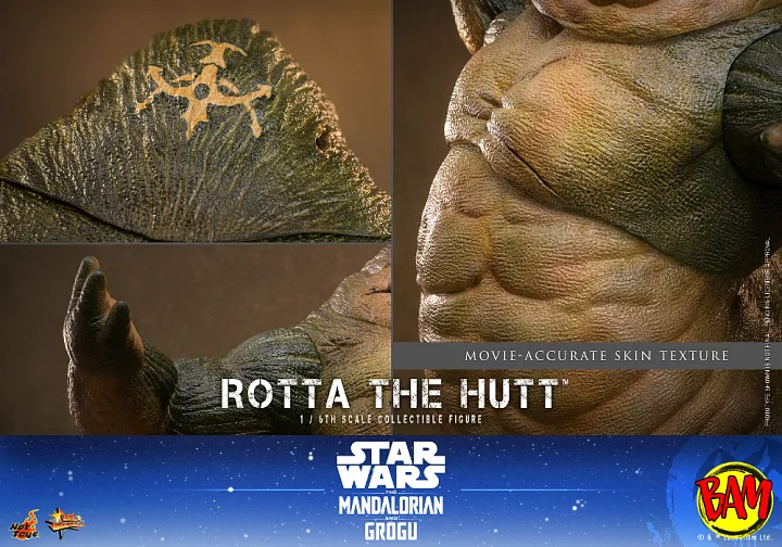 Hot Toys: MMS885 Rotta The Hutt 1/6 Scale Actionfigur (Star Wars)