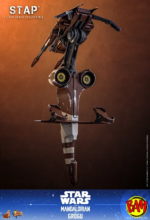 Hot Toys: MMS886 STAP 1/6 Scale (Star Wars | The Mandalorian & Grogu)