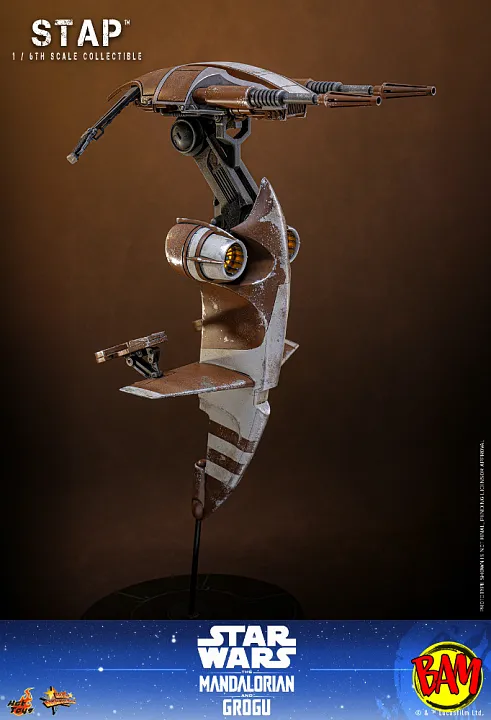 Hot Toys: MMS886 STAP 1/6 Scale (Star Wars | The Mandalorian & Grogu)