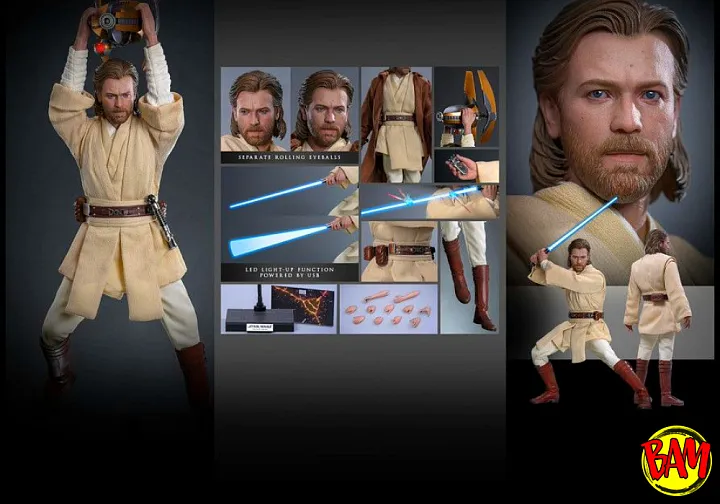 Hot Toys: MMS808 Obi-Wan Kenobi 1/6 Scale Action Figure (Star Wars)