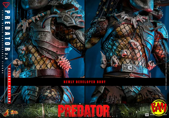 Hot Toys: MMS817 Predator 2.0 | 1/6 Scale Actionfigur (Deluxe Version)