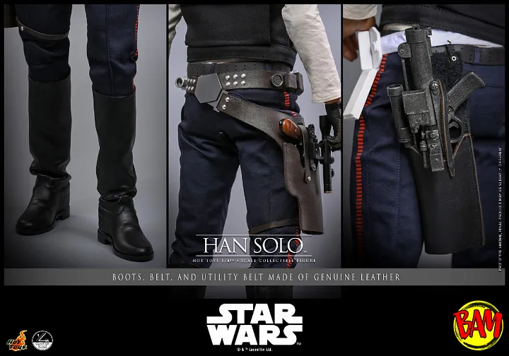 Hot Toys: QS026 Han Solo 1/4 Scale Actionfigur (Star Wars)