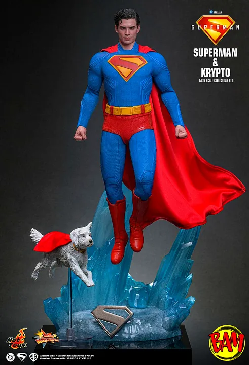 Hot Toys: MMS812 Superman & Krypto 1/6 Scale Action Figure (Superman | DC)