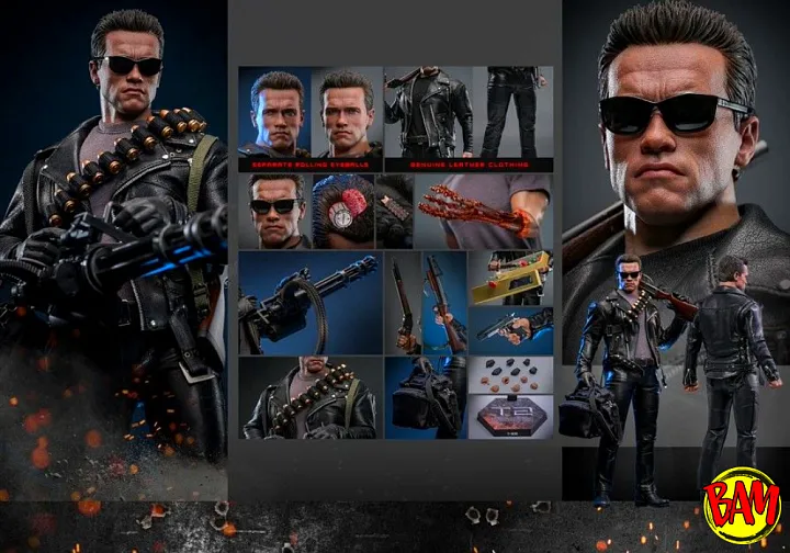 Hot Toys: MMS795 T-800 | 2.0 Action Figure (Terminator 2)