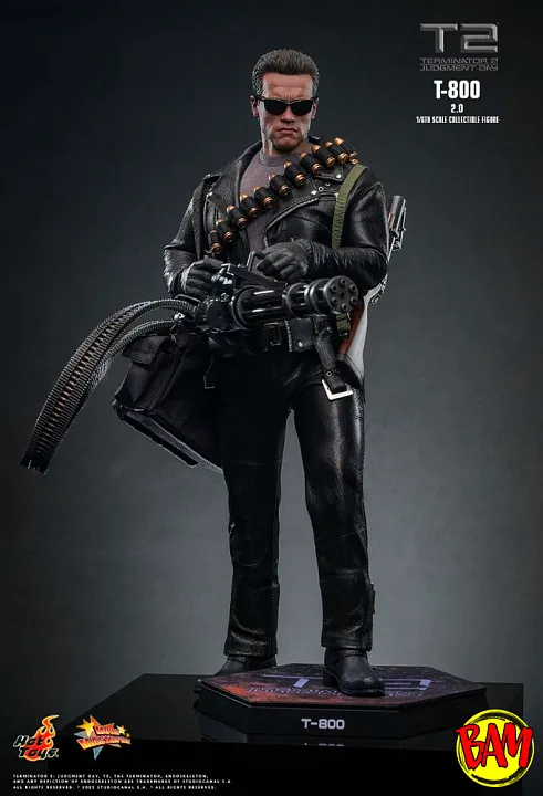 Hot Toys: MMS795 T-800 | 2.0 Action Figure (Terminator 2)