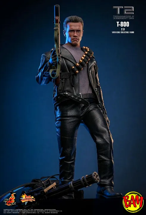 Hot Toys: MMS795 T-800 | 2.0 Action Figure (Terminator 2)