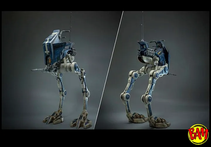 Hot Toys: TMS167 ARF Trooper & 501ST Legion AT-RT 1/6 Scale Actionfigur (Clone Wars)