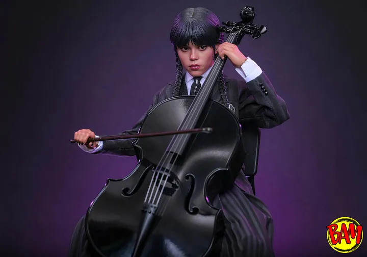 Hot Toys: TMS135 Wednesday Addams 1/6 Scale Actionfigur (Wednesday)