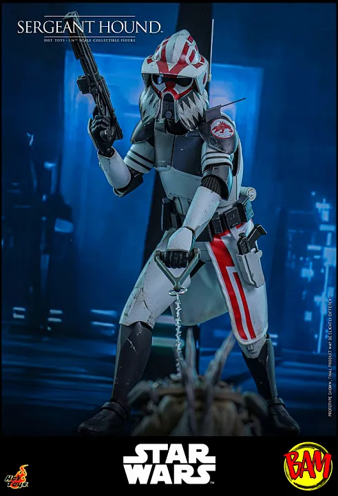 Hot Toys: TMS167 Sergeant Hound 1/6 Scale Action Figure (Clone Wars)