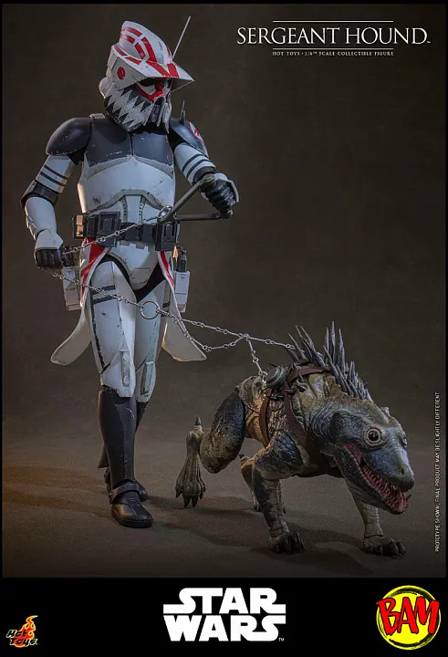 Hot Toys: TMS167 Sergeant Hound 1/6 Scale Action Figure (Clone Wars)