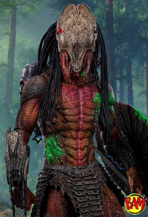 Hot Toys: TMS173 Feral Predator 1/6 Scale Actionfigur Battle Damaged Version (Prey)