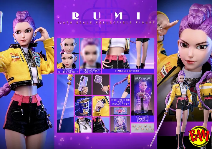 Hot Toys: TMS176 Rumi 1/6 Scale Action Figure (K-Pop Demon Hunters)