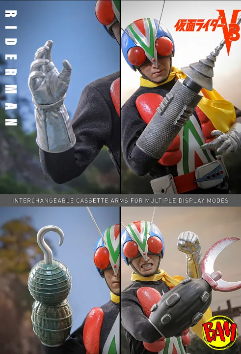 Hot Toys: TMS185 Riderman 1/6 Scale Actionfigur (Kamen Rider)